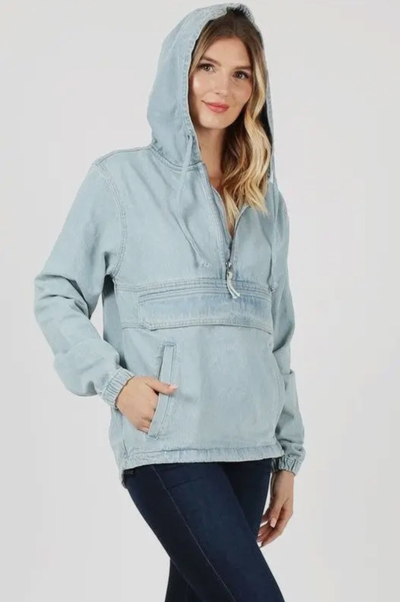Denim Pullover