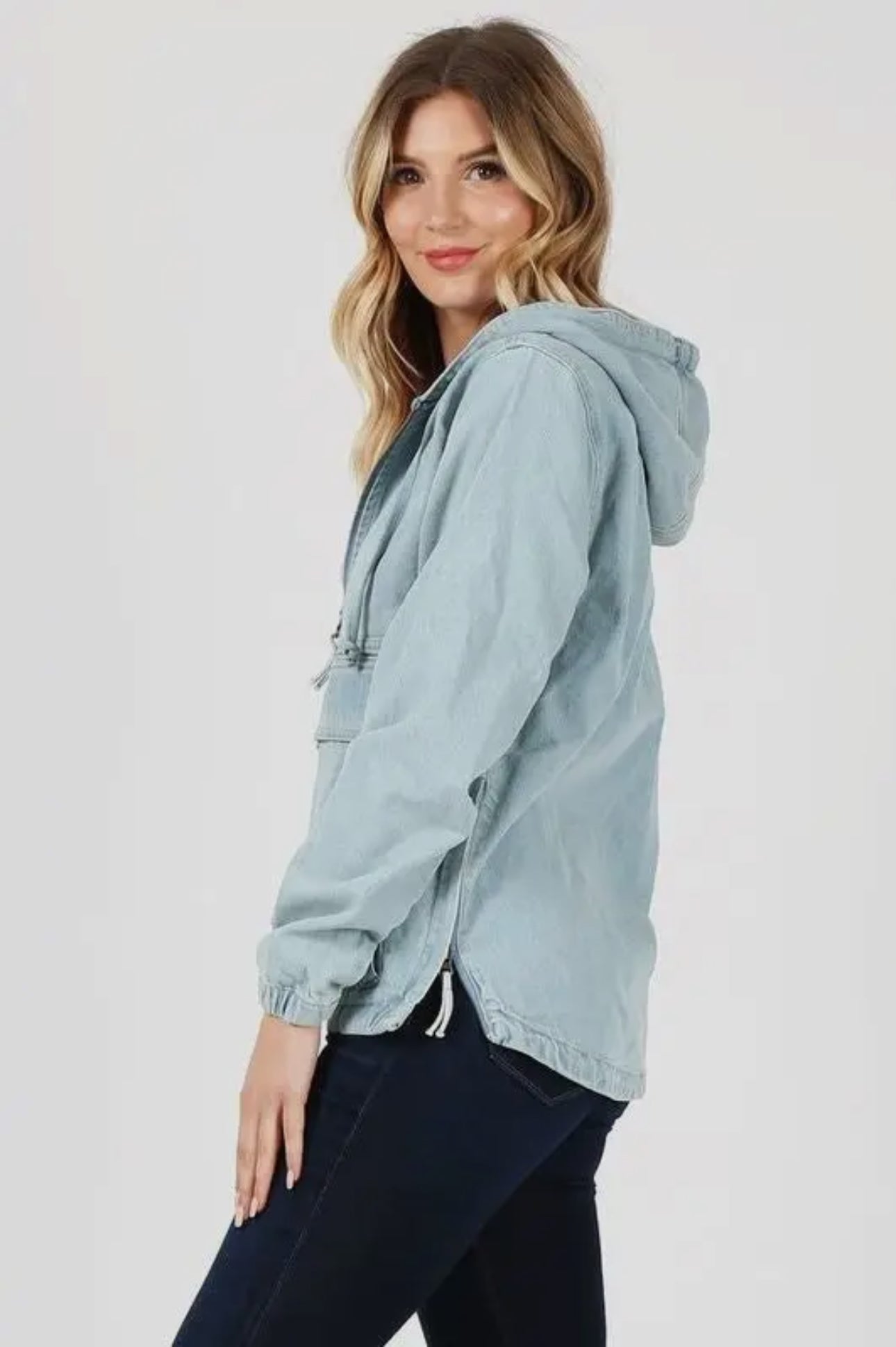 Denim Pullover