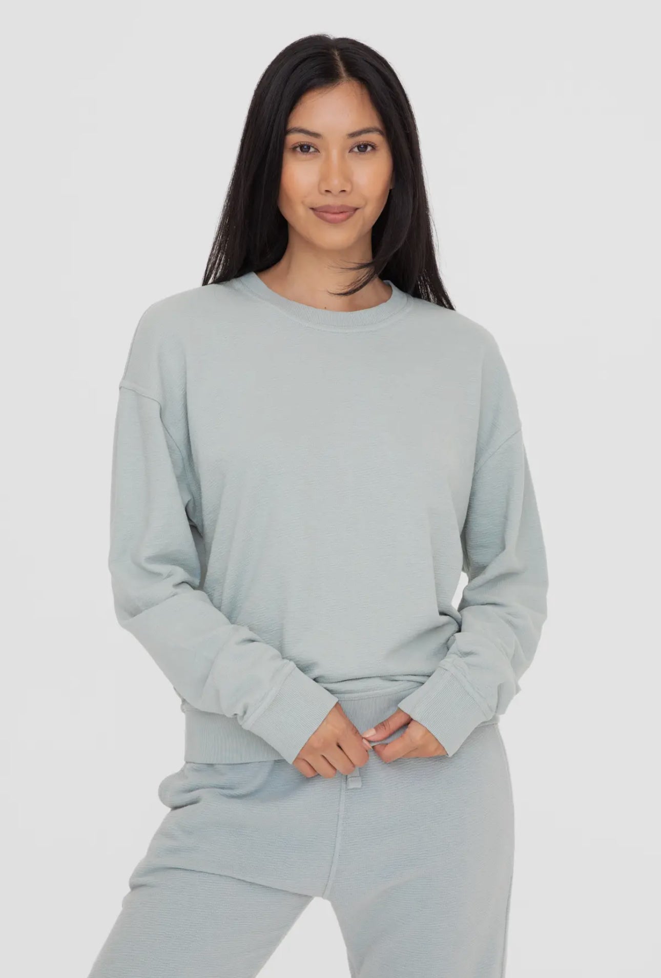 Sage Classic Cotton Crew Neck