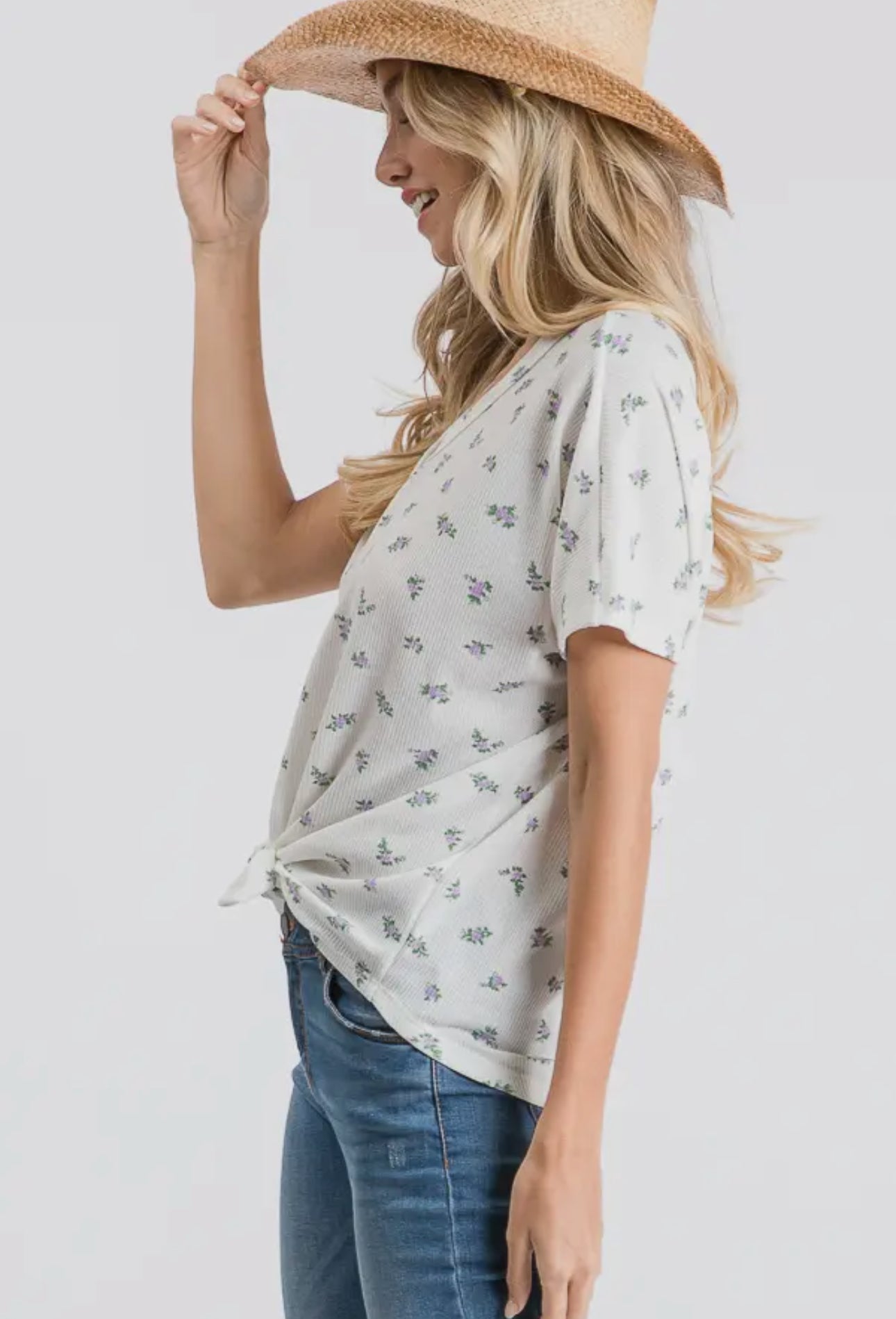 Floral Button-Down