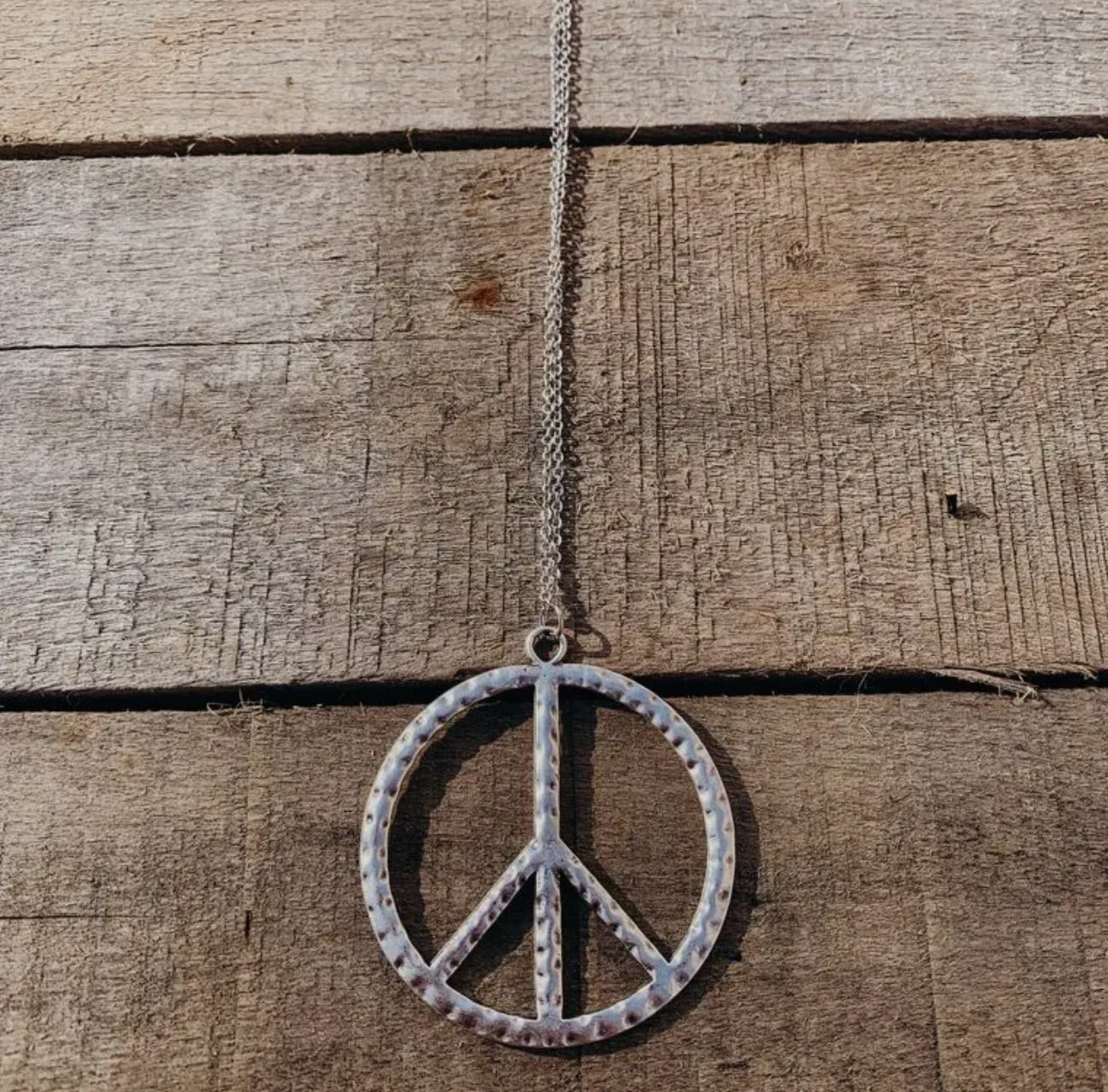 Peace Sign Necklace