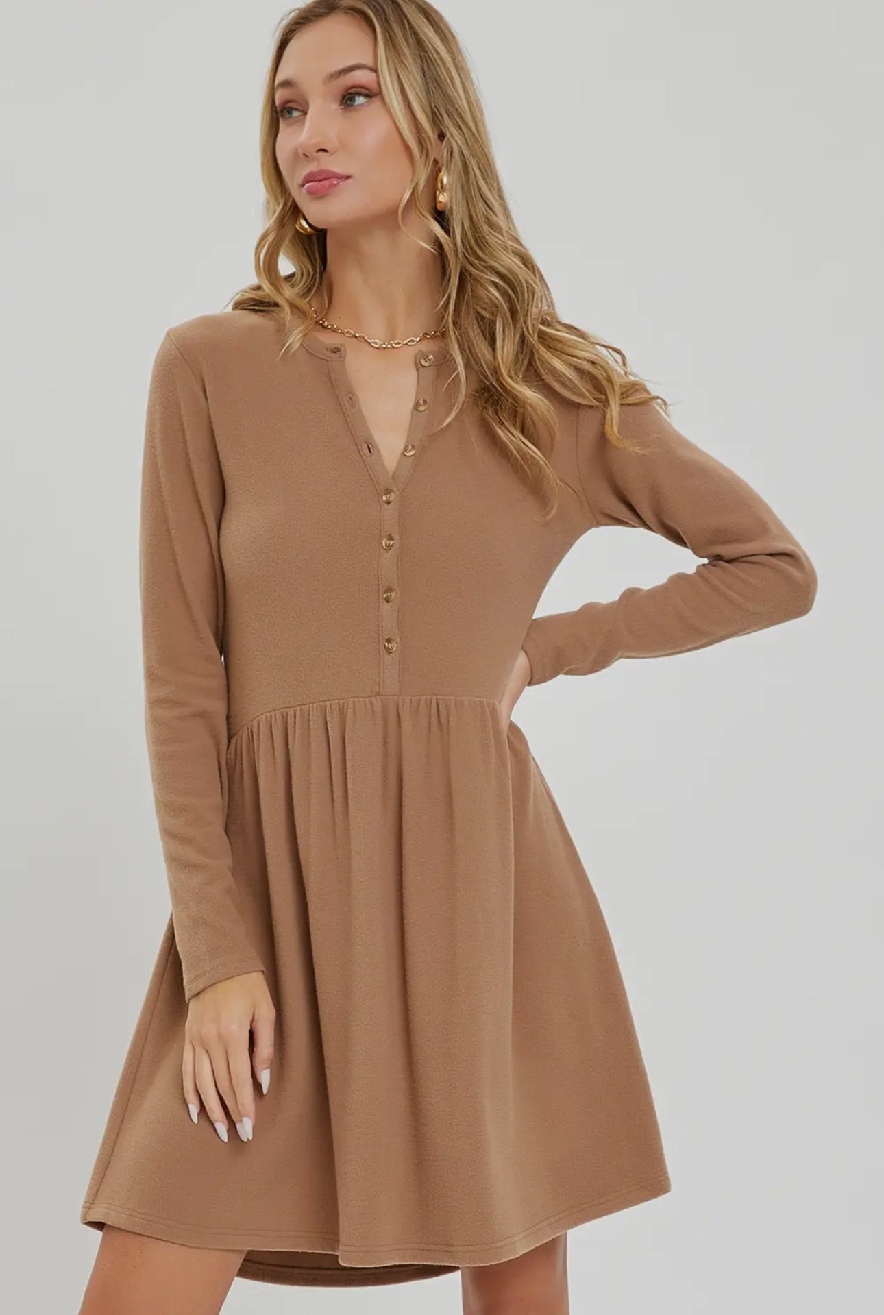 Brushed Short Dress