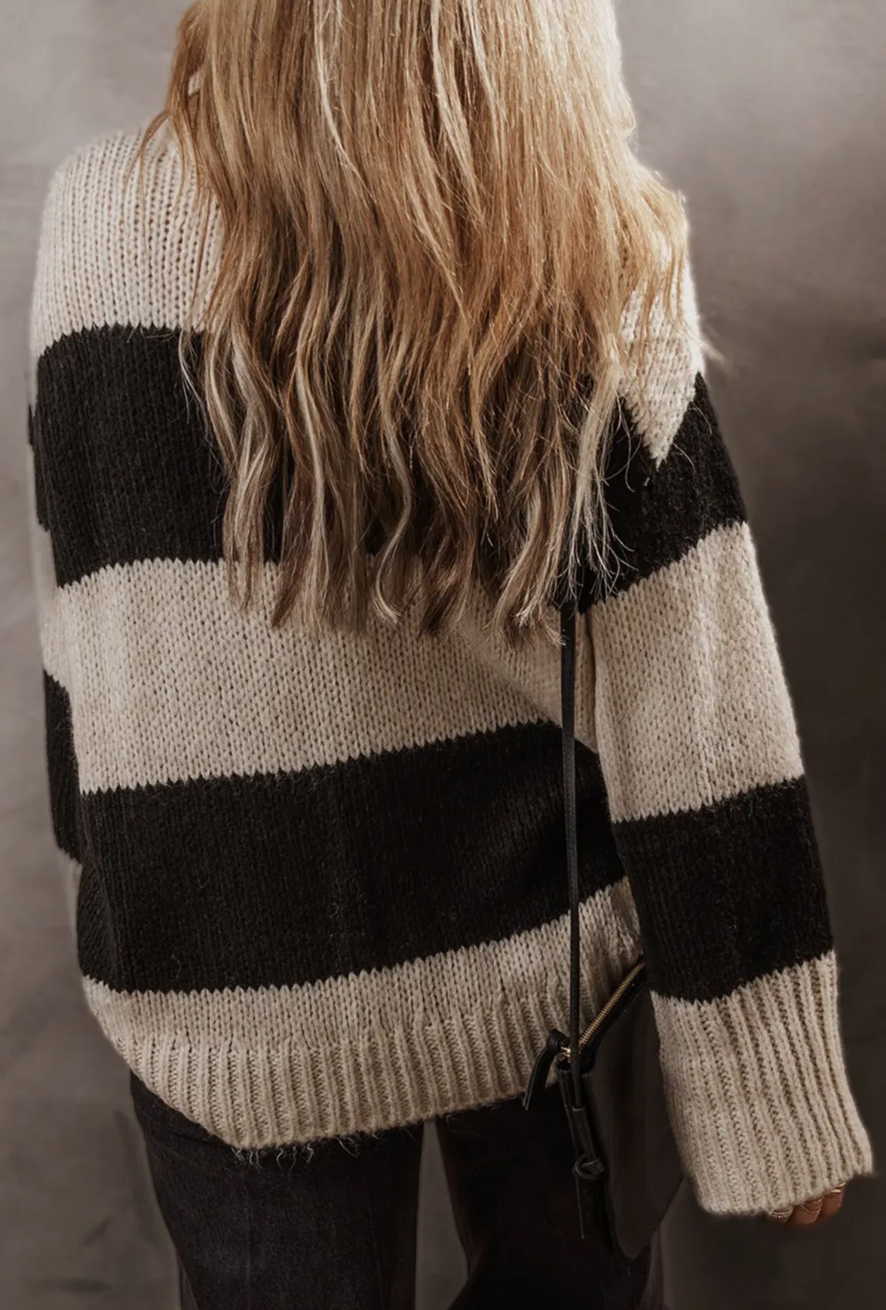 Colorblock Loose Sweater