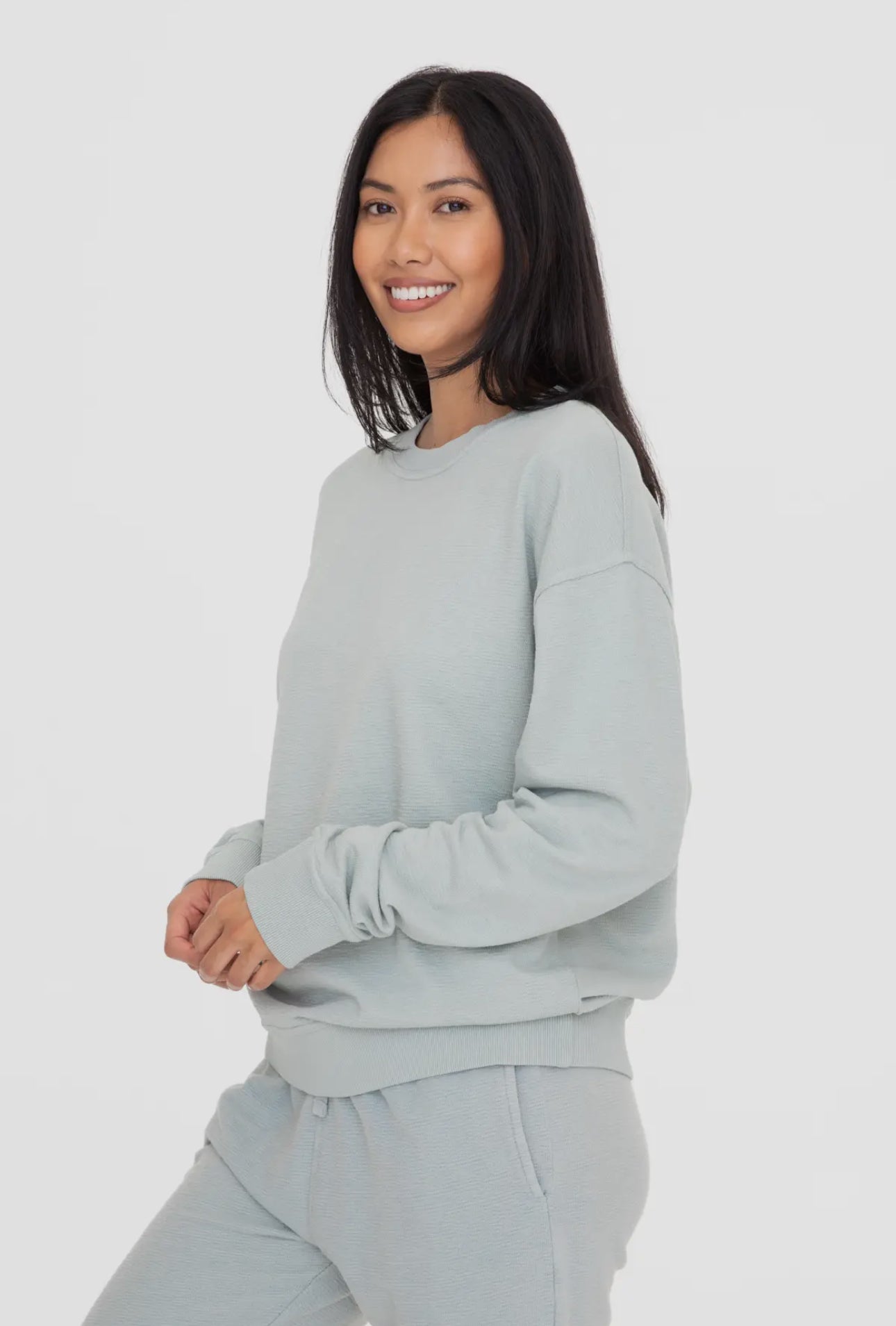 Sage Classic Cotton Crew Neck