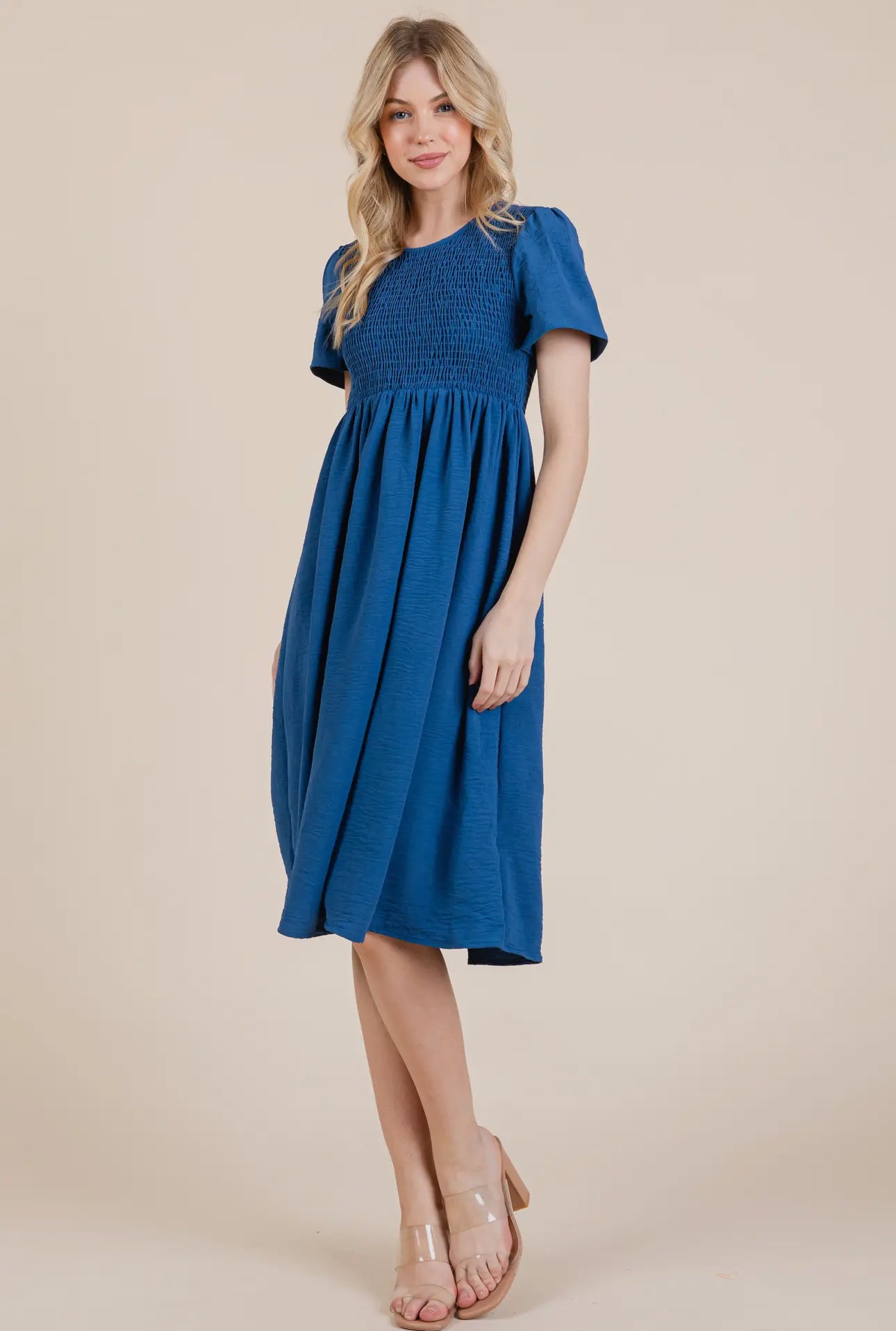 Smocked Bodice Dress