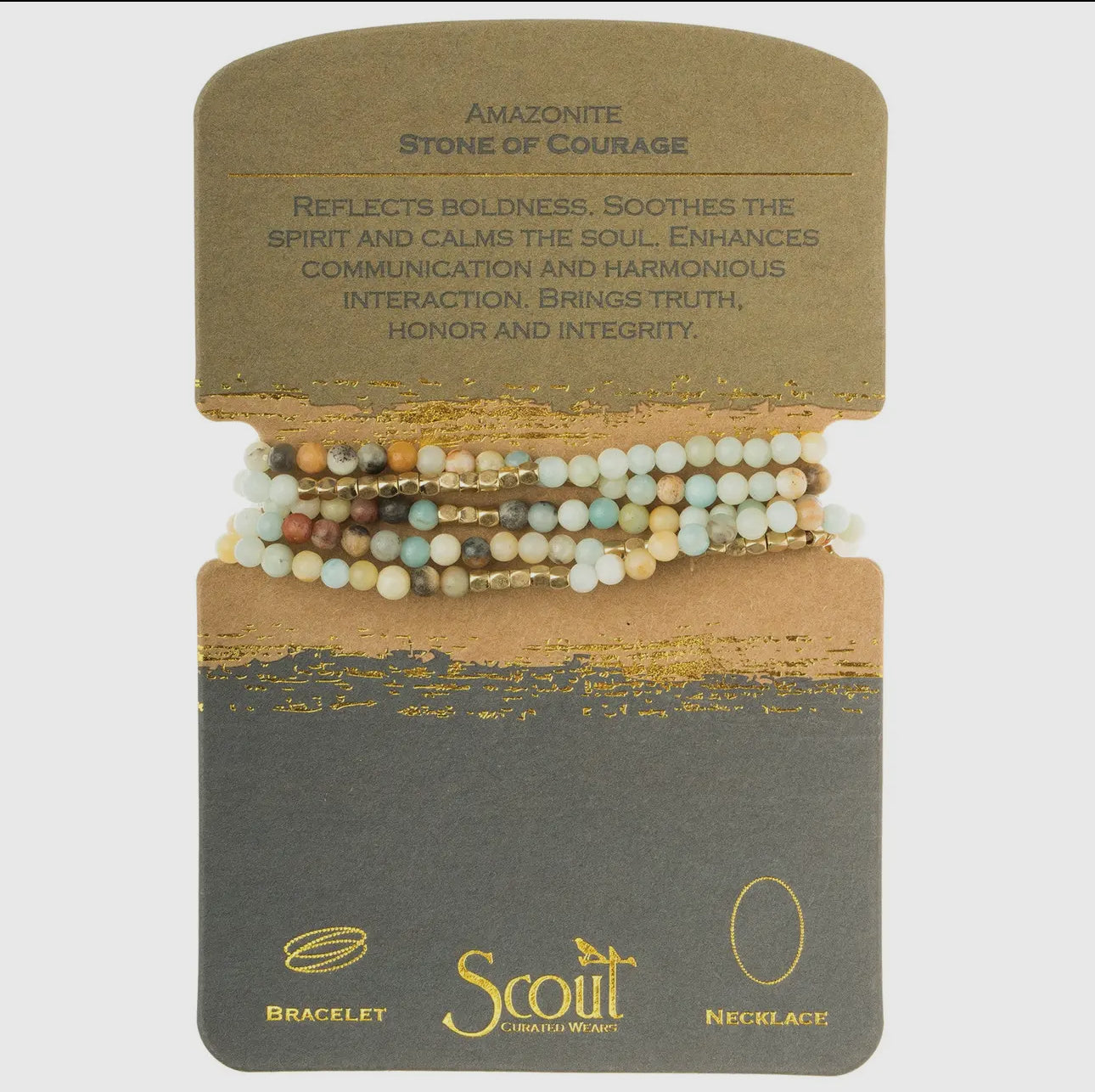 Stone Wrap: Amazonite - Stone of Courage
