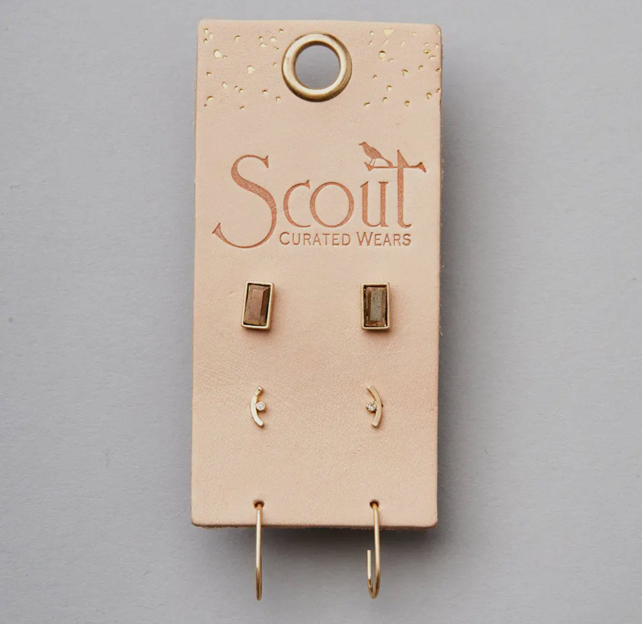 Courtney Stud Trio - Gold