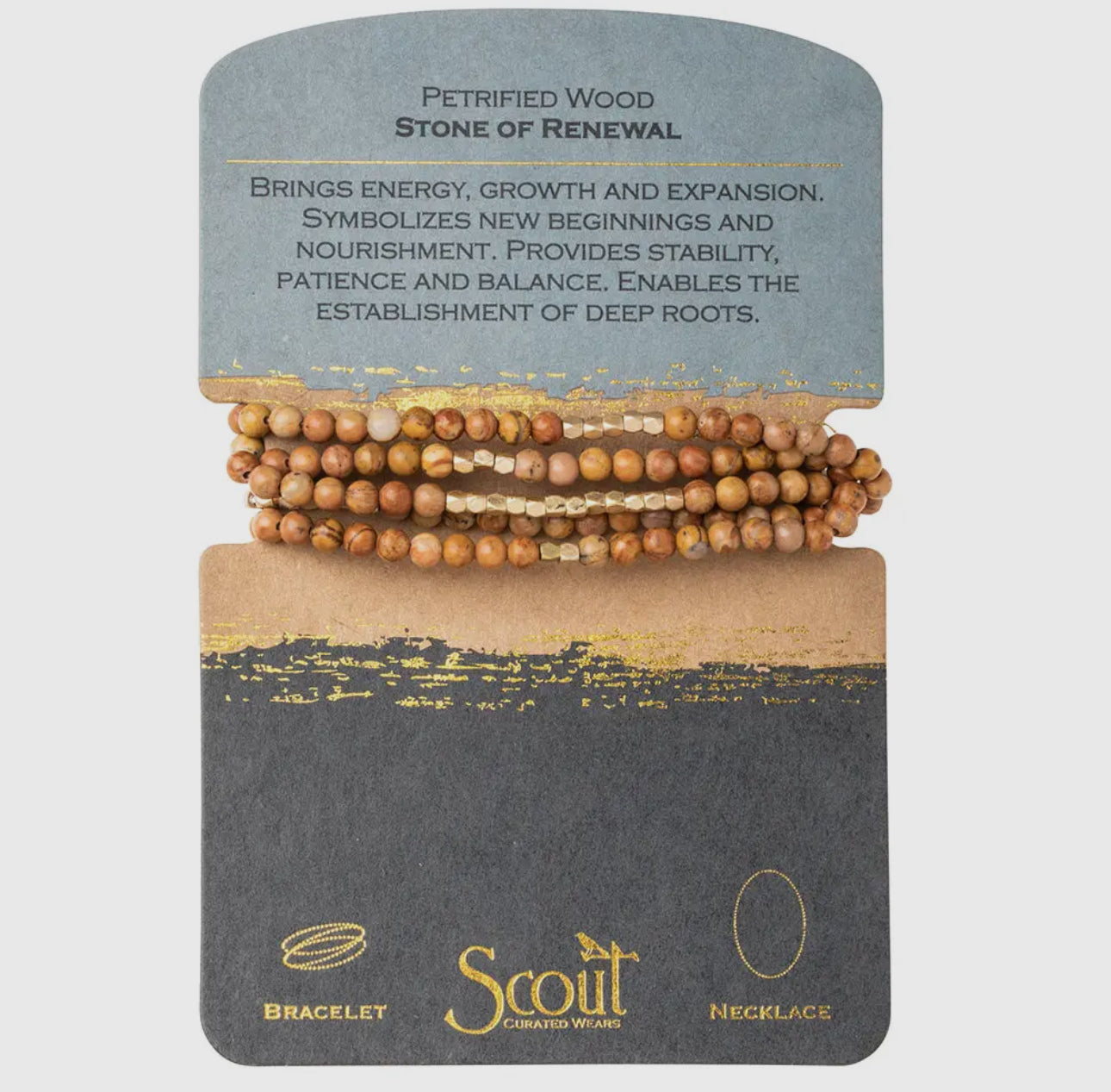 Stone Wrap: Petrified Wood - Stone of Renewal