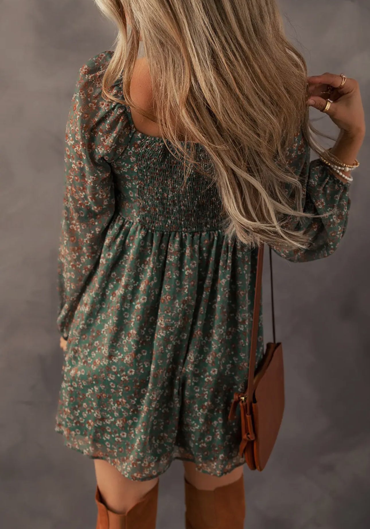 Floral Sweetheart Mini Dress