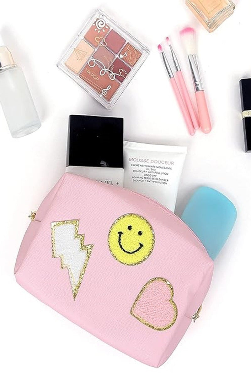 Preppy Patch Cosmetic Bag