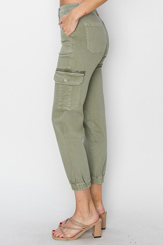 Risen High Waist Joggers