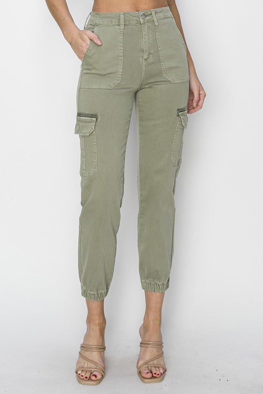 Risen High Waist Joggers