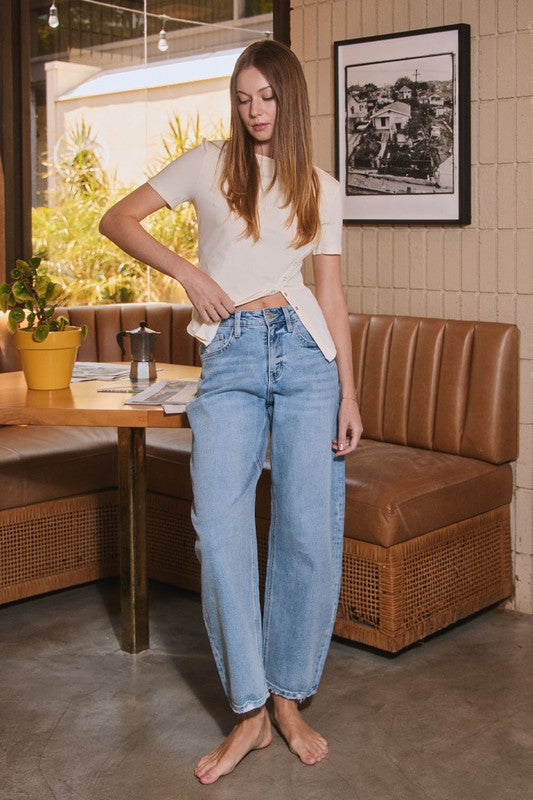 Lovervet by Vervet Barrel Jeans