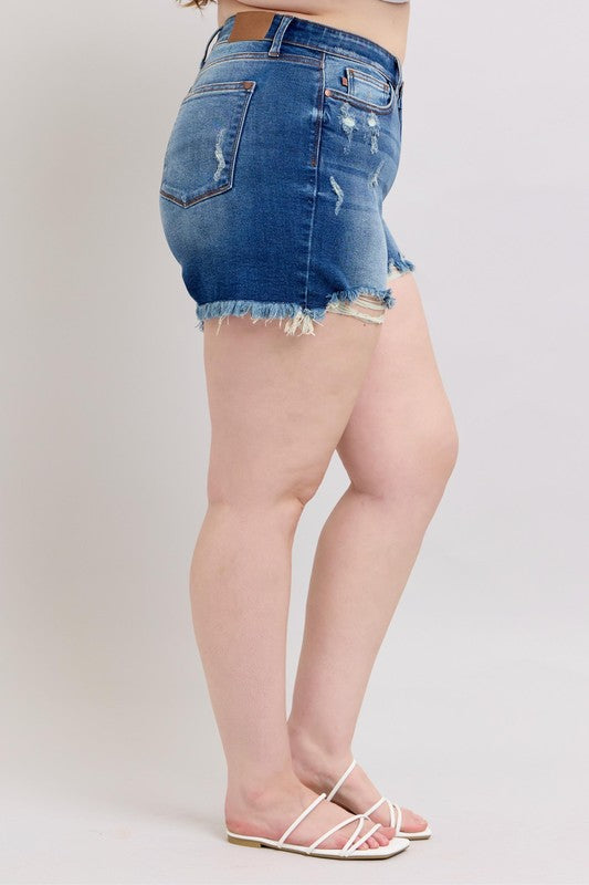 Judy Blue 2 Button Dad Shorts (S-3XL)