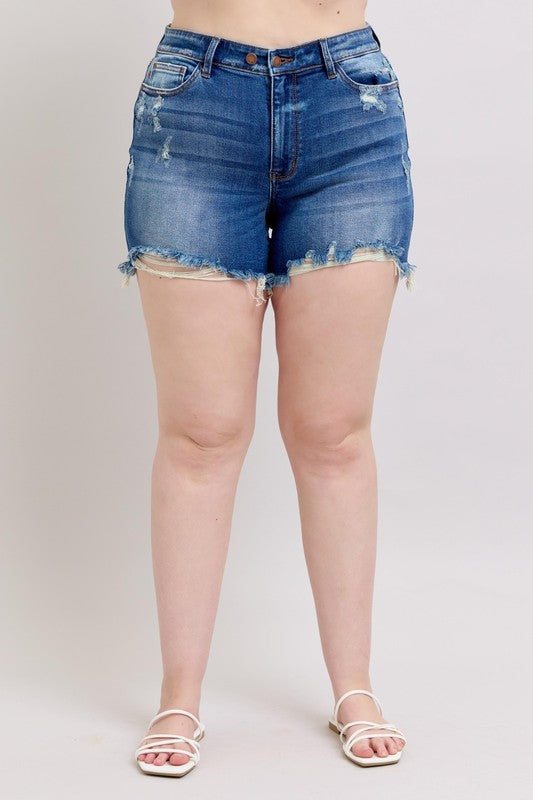 Judy Blue 2 Button Dad Shorts (S-3XL)
