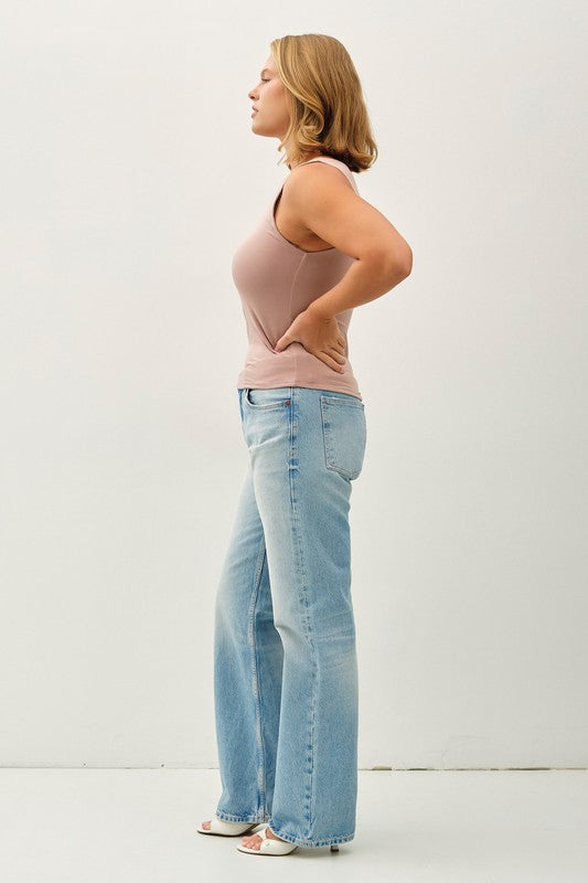 Plus Basic Boat Neck Tank - Hazelnut