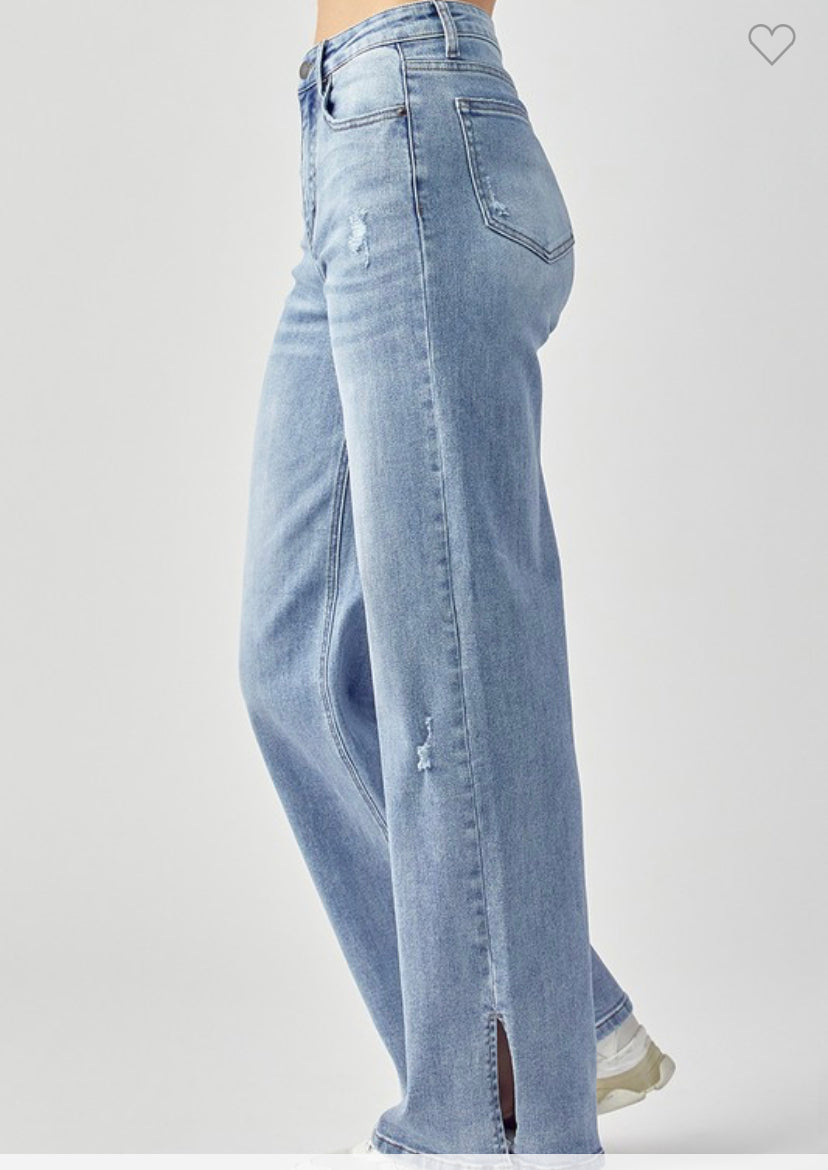 RISEN Wide Leg With Side Slit