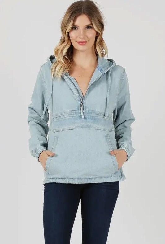 Denim Pullover