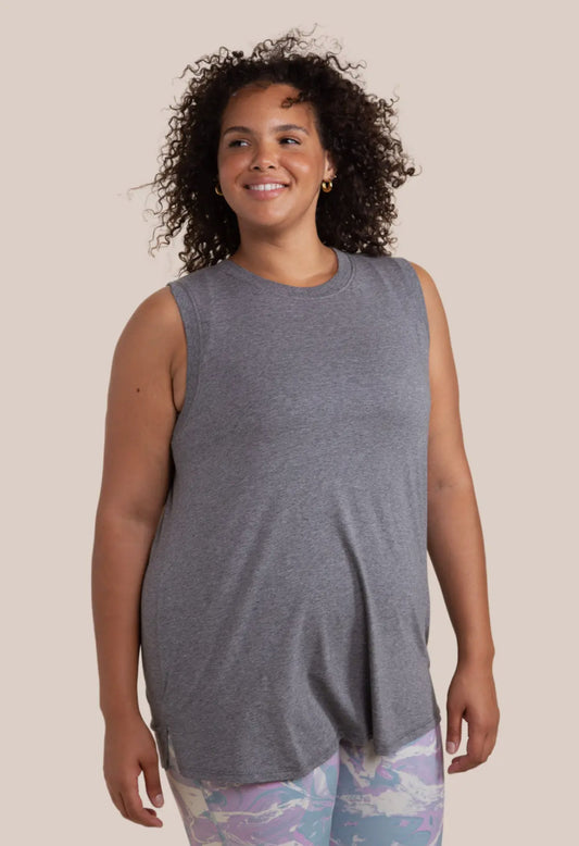 Curvy Flowy Tank Top