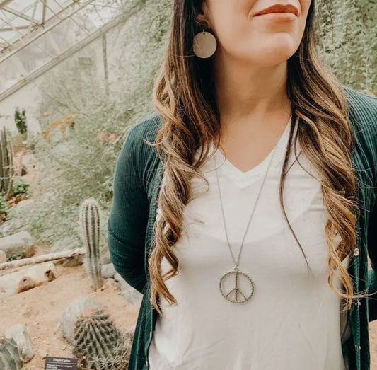 Peace Sign Necklace