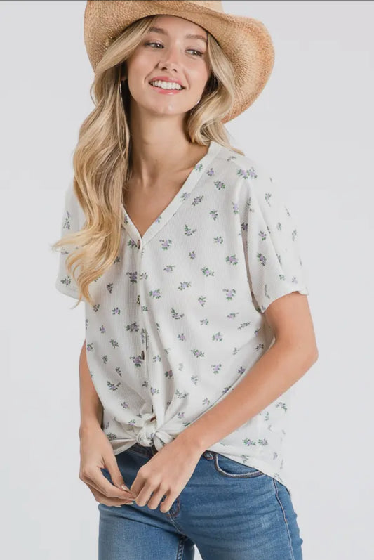 Floral Button-Down