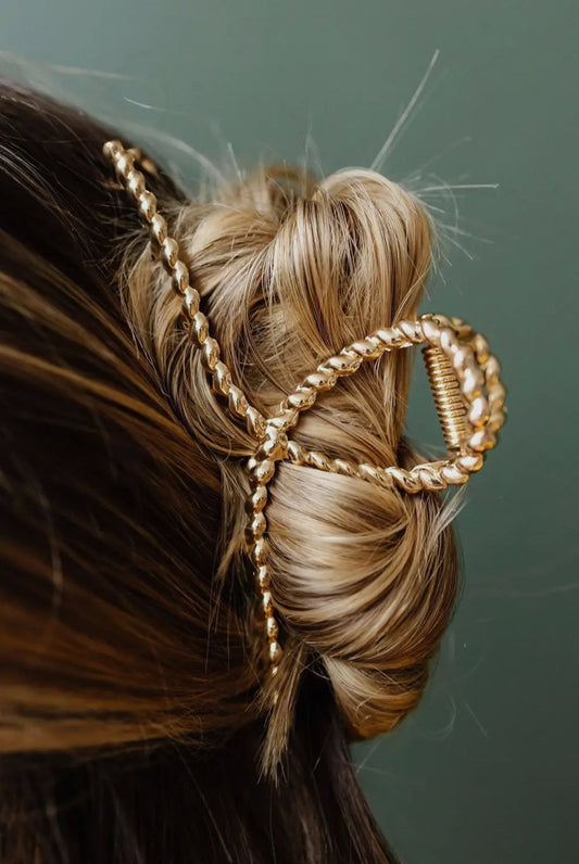 Twist Large Alloy Hair Clip