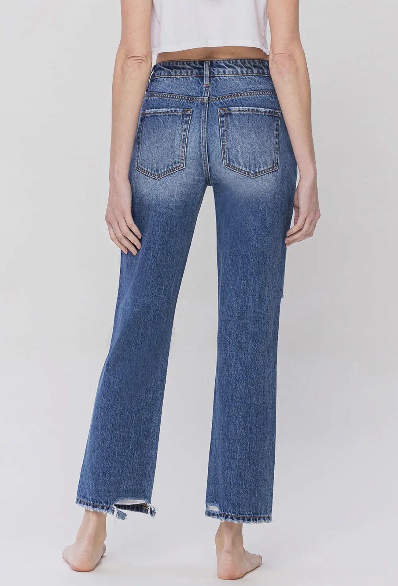 Inviolate High Rise Ankle Jeans