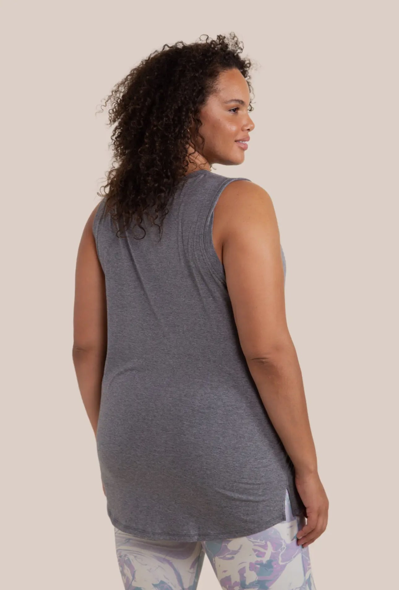 Curvy Flowy Tank Top