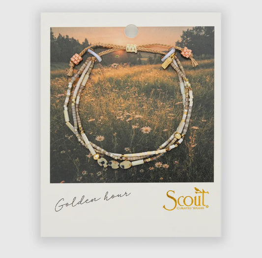 Mixed Media Bracelet - Joy/Dalmatian
Jasper/Gold