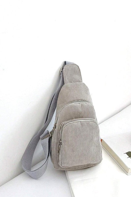 Corduroy Sling Bag