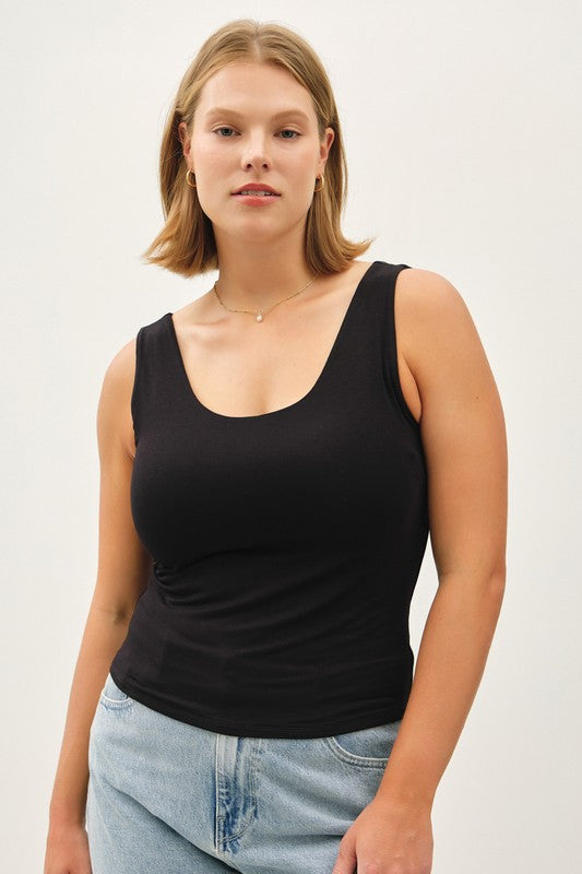 Core Basic Scoop Neck Tank