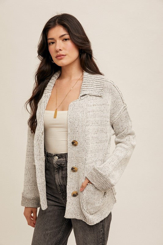 Heather Gray Cardigan