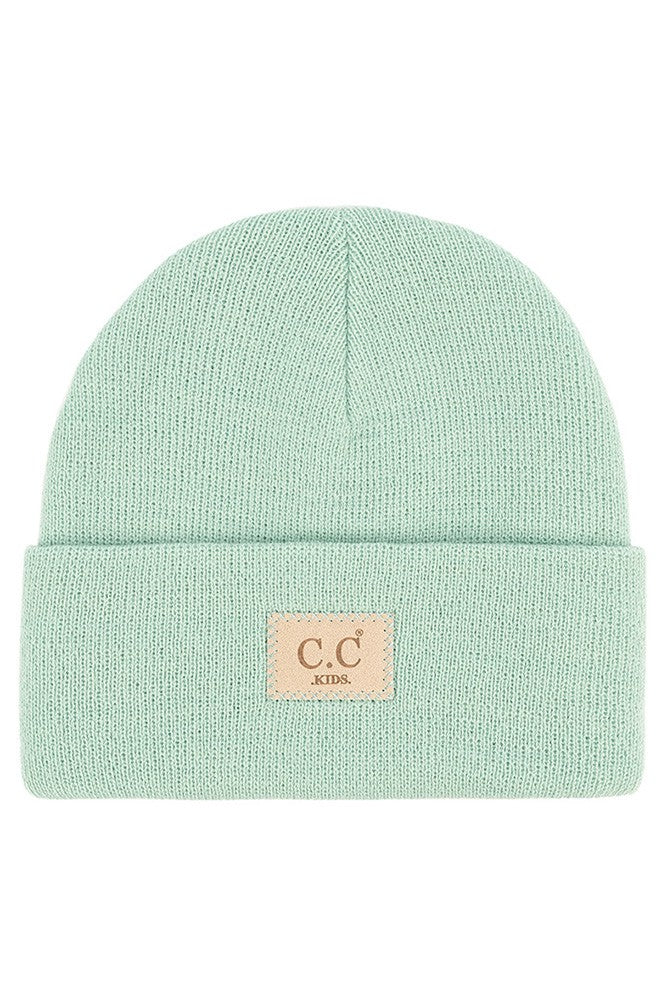 CC classic rib patch beanie