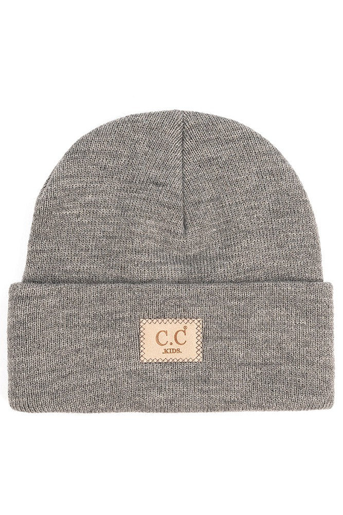 CC classic rib patch beanie