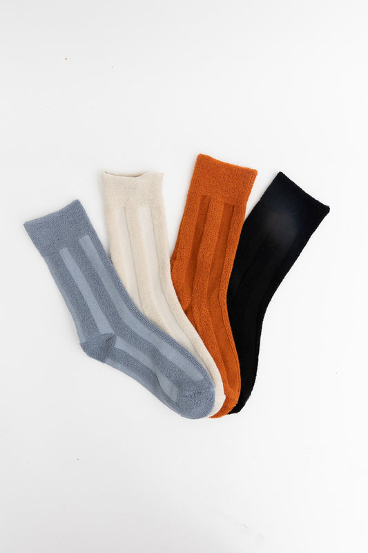 Cotton Terry Crew Socks