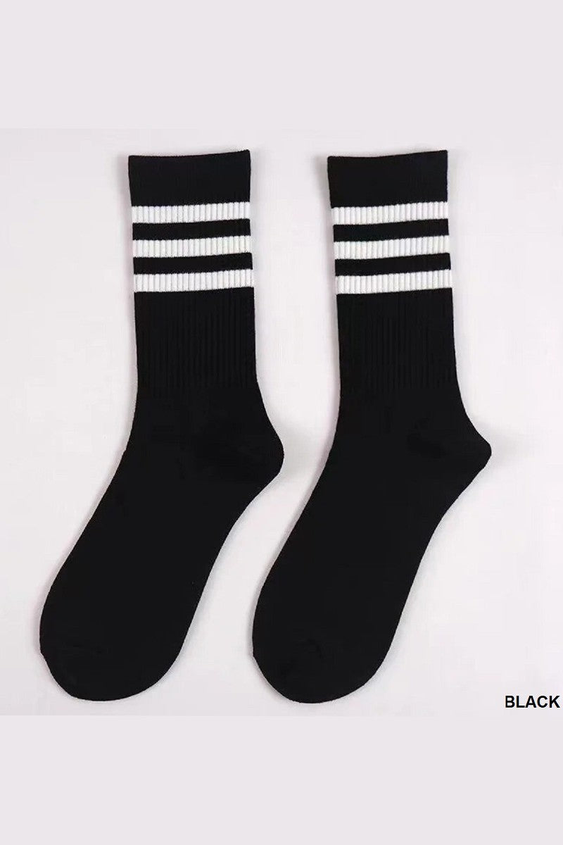 Striped Print Socks