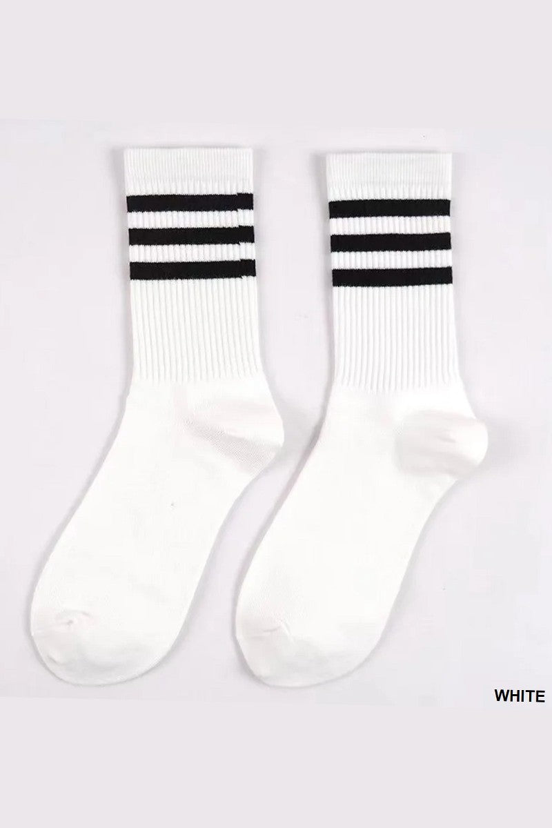 Striped Print Socks