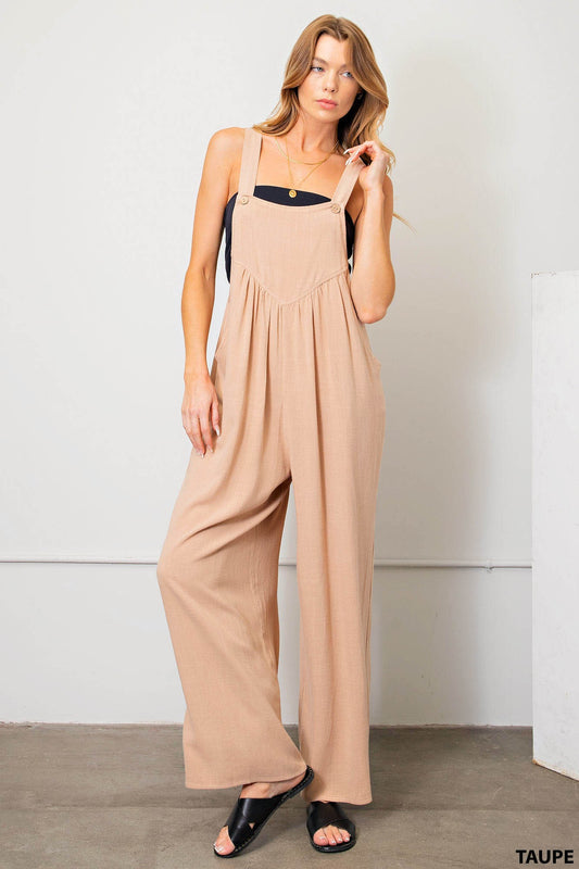 Kori Overalls - Taupe