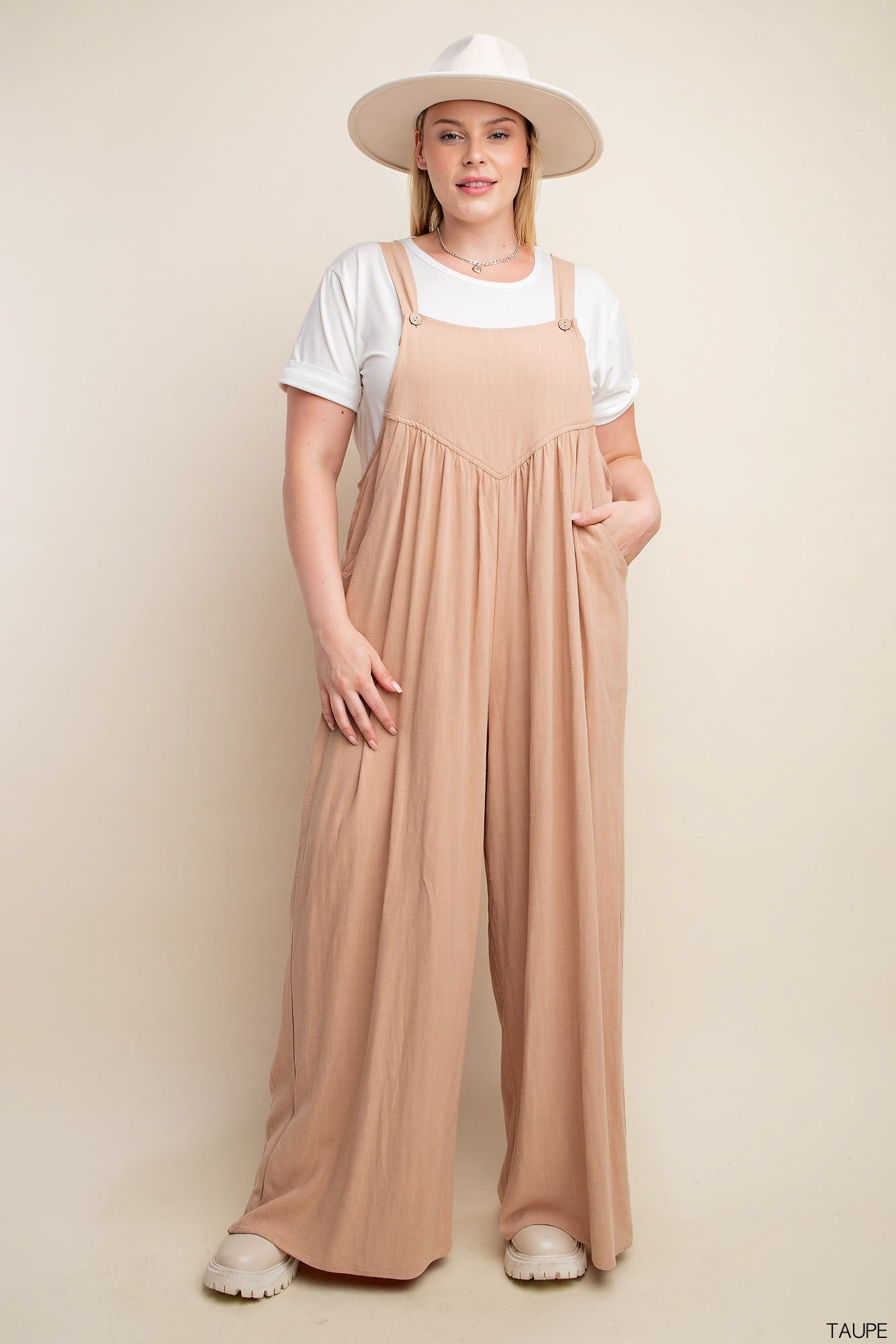 Kori Overalls - Taupe